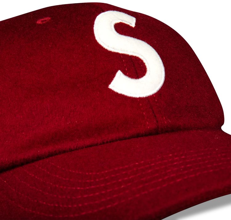Supreme Wool S Logo 6 Panel Red