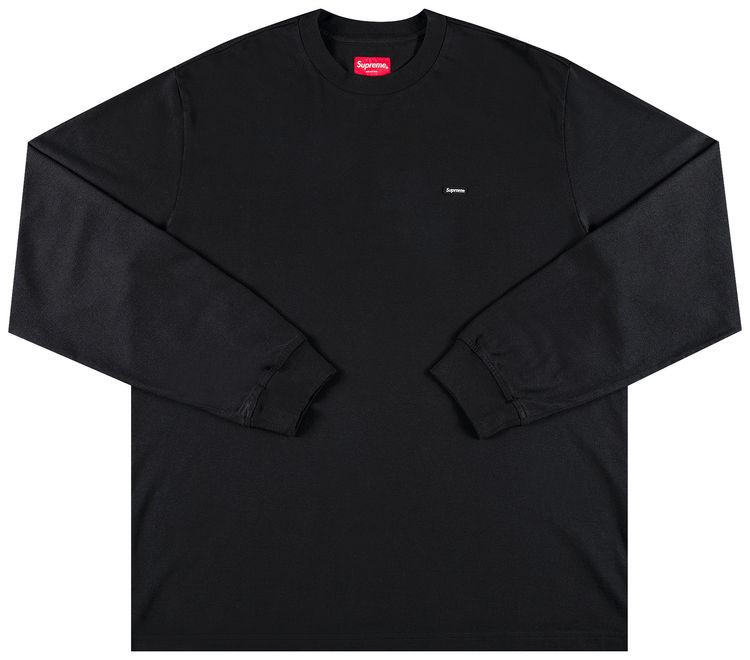 Supreme Small Box Long Sleeve Tee Black