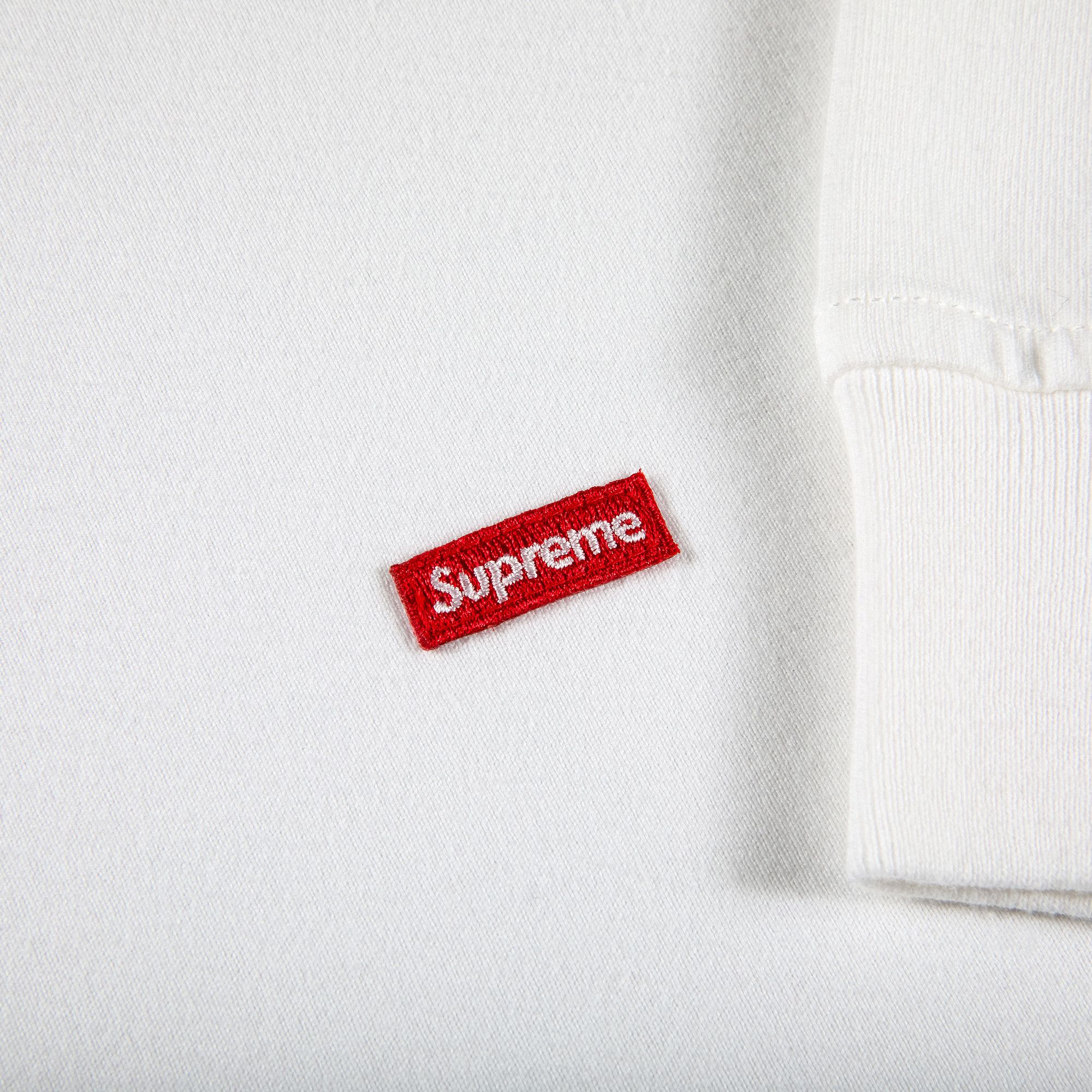 Buy Supreme Small Box Long-Sleeve Tee 'White' - FW21KN31