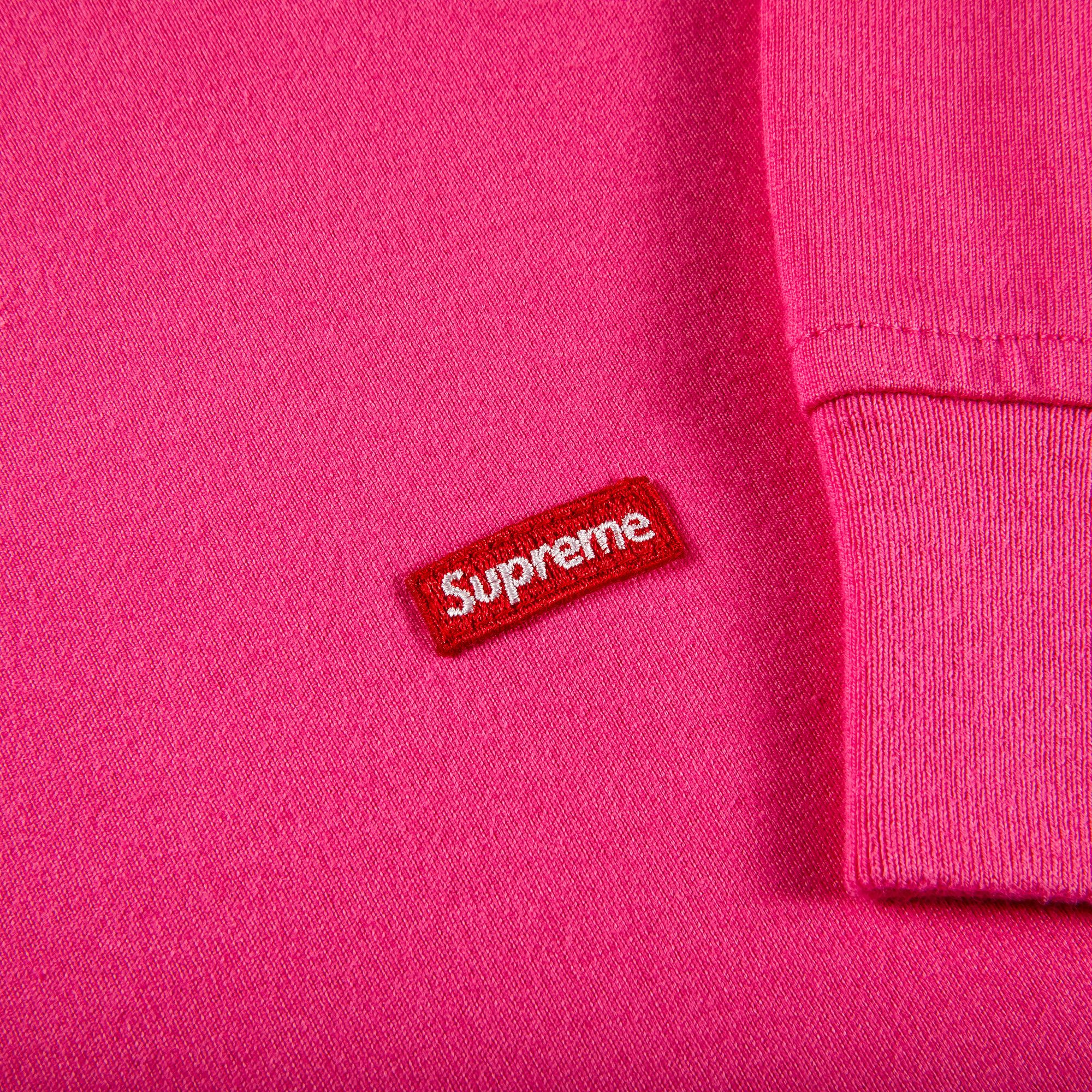 Buy Supreme Small Box Long-Sleeve Tee 'Light Pink