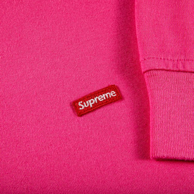 Supreme Small Box Long Sleeve Tee Light Pink