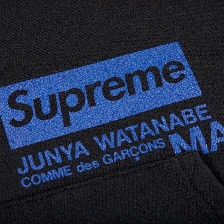 Supreme x Junya Watanabe x Comme des Garcons MAN Hooded Sweatshirt Black