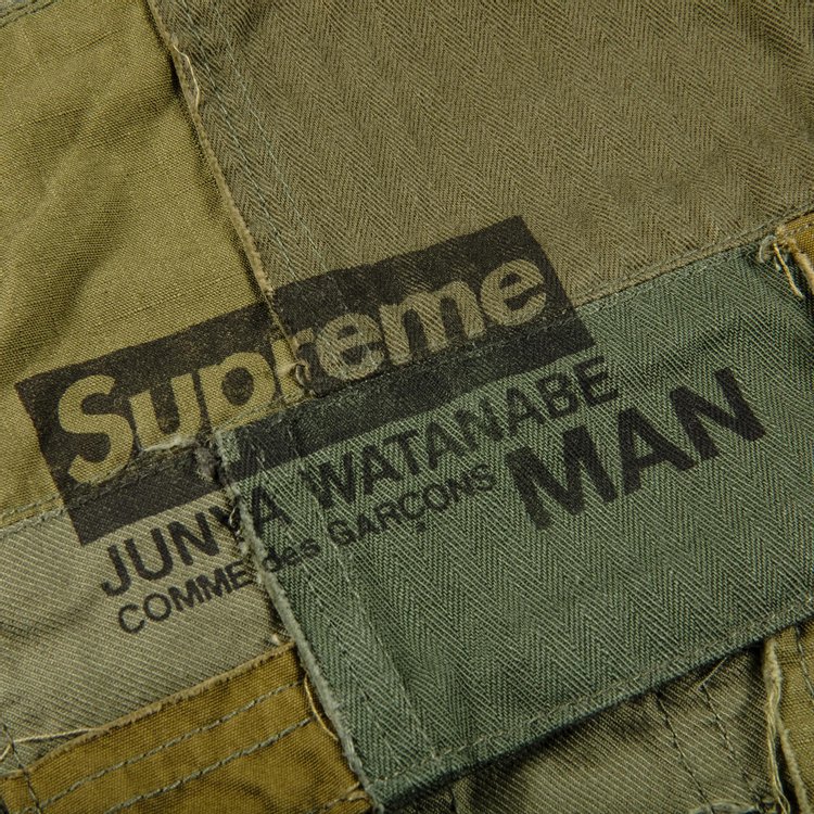 Supreme x Junya Watanabe x Comme des Garcons MAN Patchwork Cargo Pant Olive