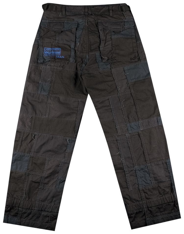 Supreme x Junya Watanabe x Comme des Garcons MAN Patchwork Cargo Pant Black