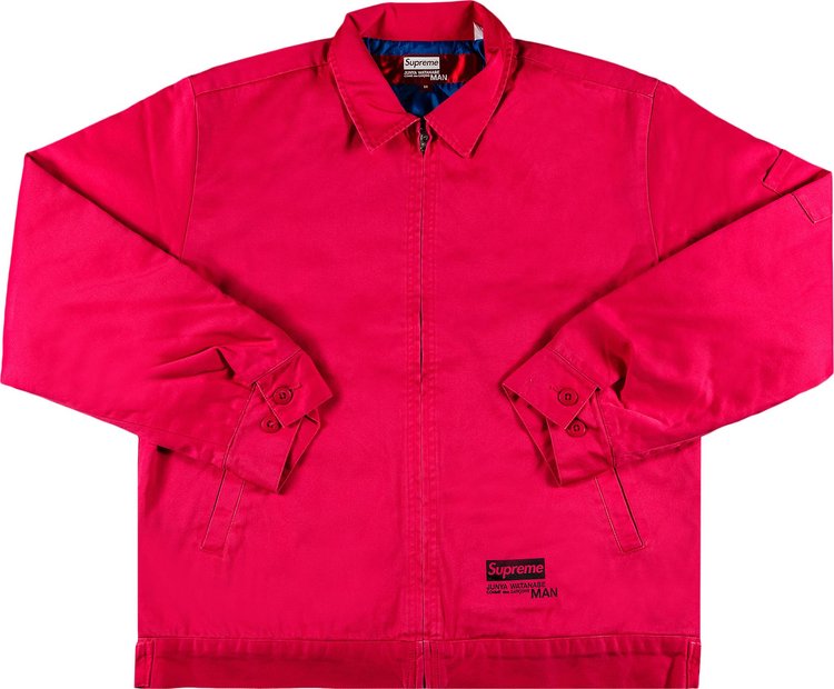 Supreme x Junya Watanabe x Comme des Garçons MAN Printed Work Jacket 'Bright Pink'