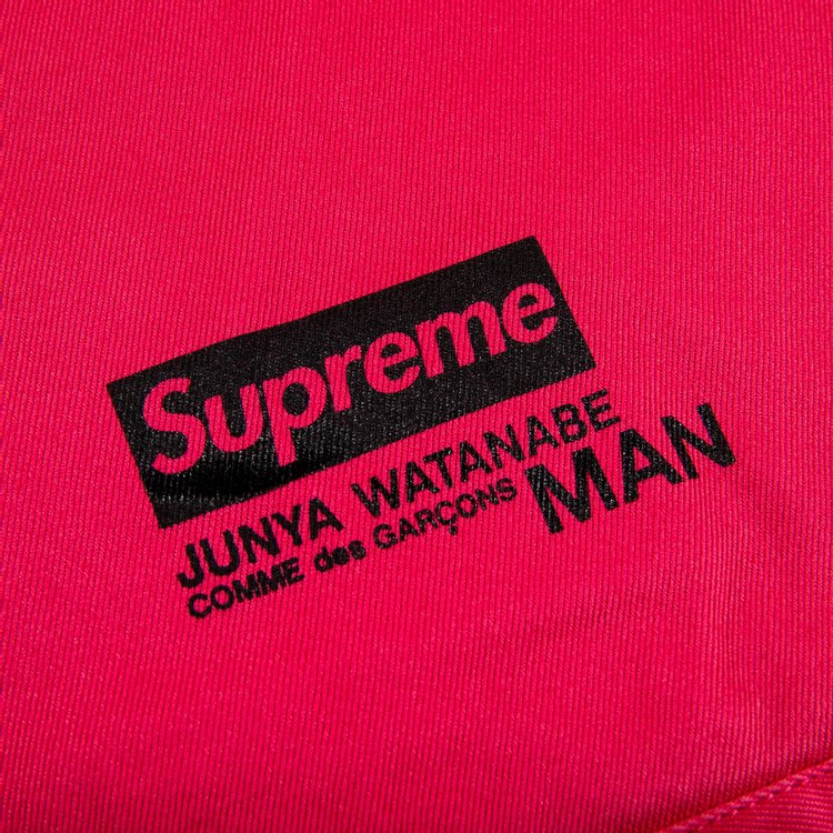 Supreme x Junya Watanabe x Comme des Garcons MAN Printed Work Jacket Bright Pink