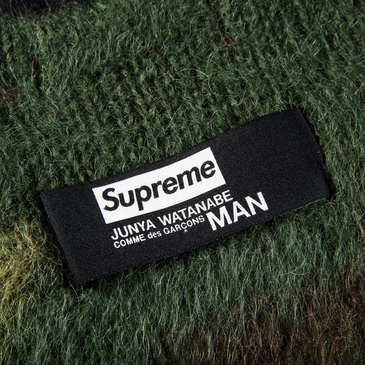 Supreme x Junya Watanabe x Comme des Garcons MAN Brushed Camo Sweater Olive