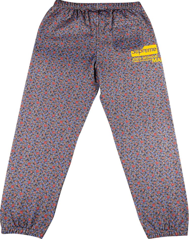 Supreme x Junya Watanabe x Comme des Garcons MAN Sweatpant Black Flowers