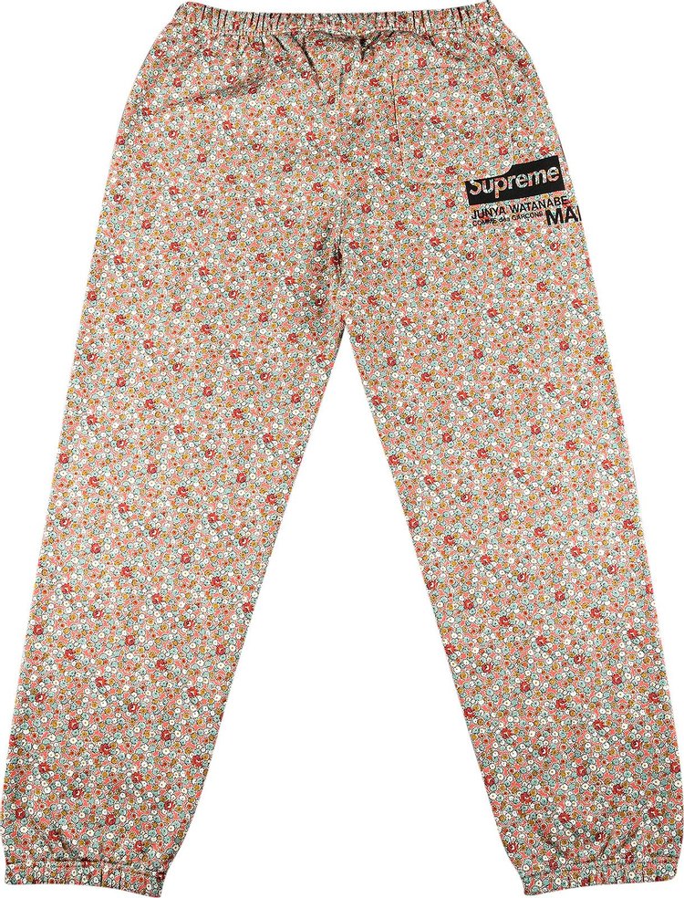 Supreme x Junya Watanabe x Comme des Garcons MAN Sweatpant Pink Flowers