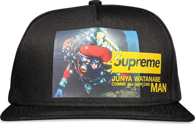 Supreme x Junya Watanabe x Comme des Garçons MAN Nature 5-Panel Hat 'Black'