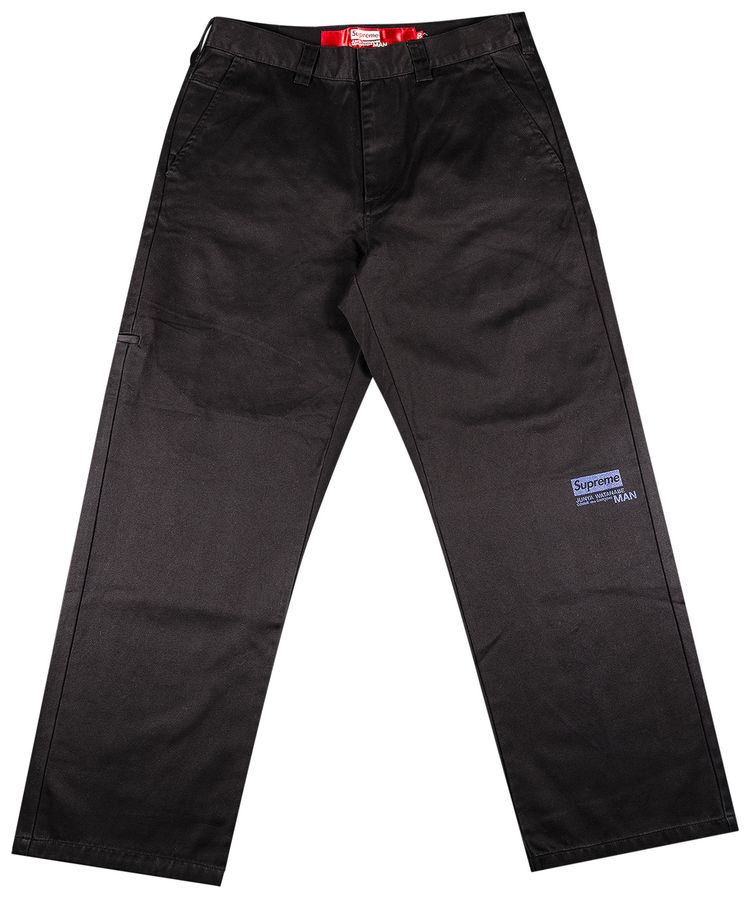 Supreme x Junya Watanabe x Comme des Garcons MAN Printed Work Pant Black