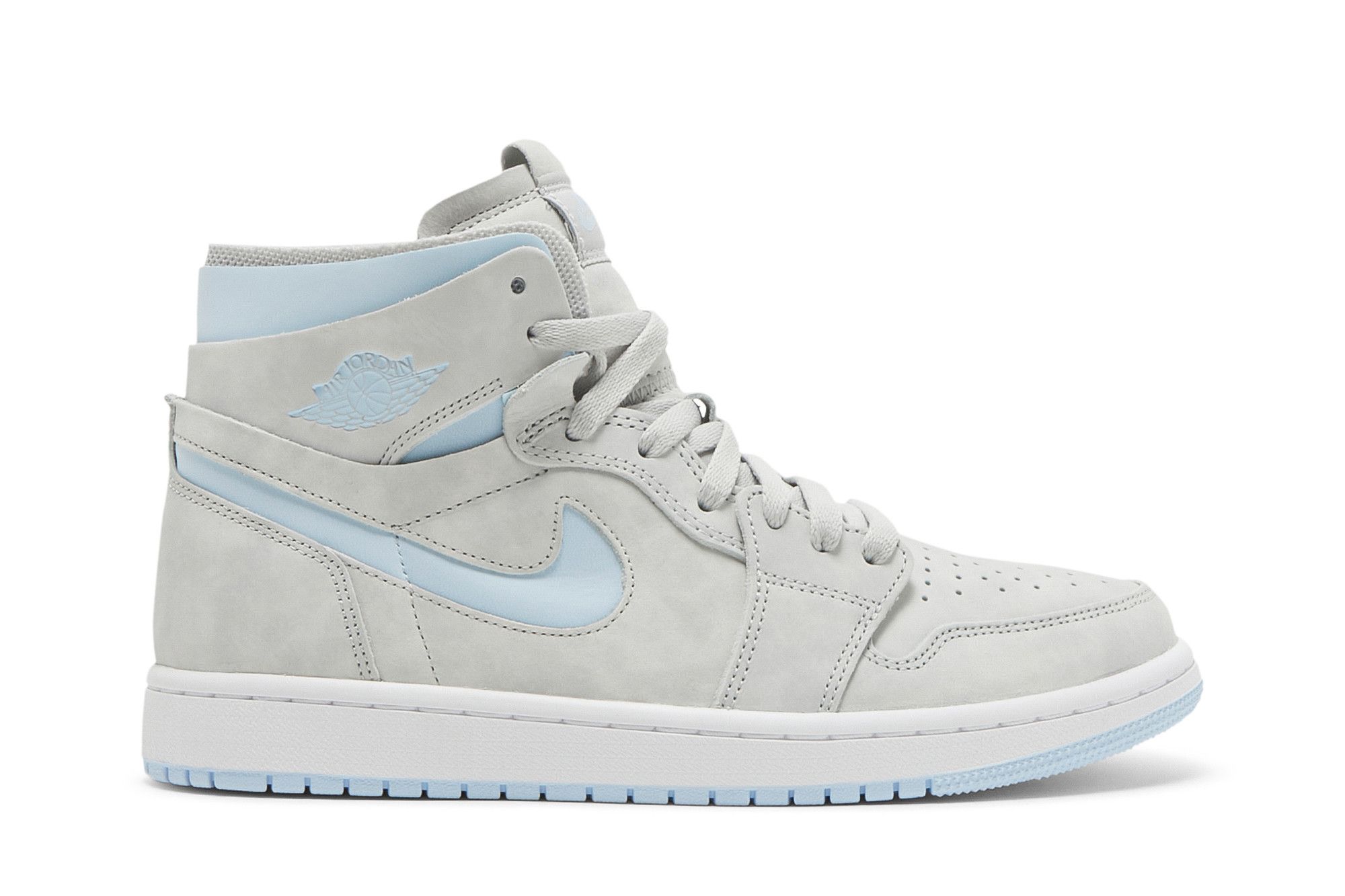 Buy Wmns Air Jordan 1 High Zoom Comfort 'Cool Grey Light Blue