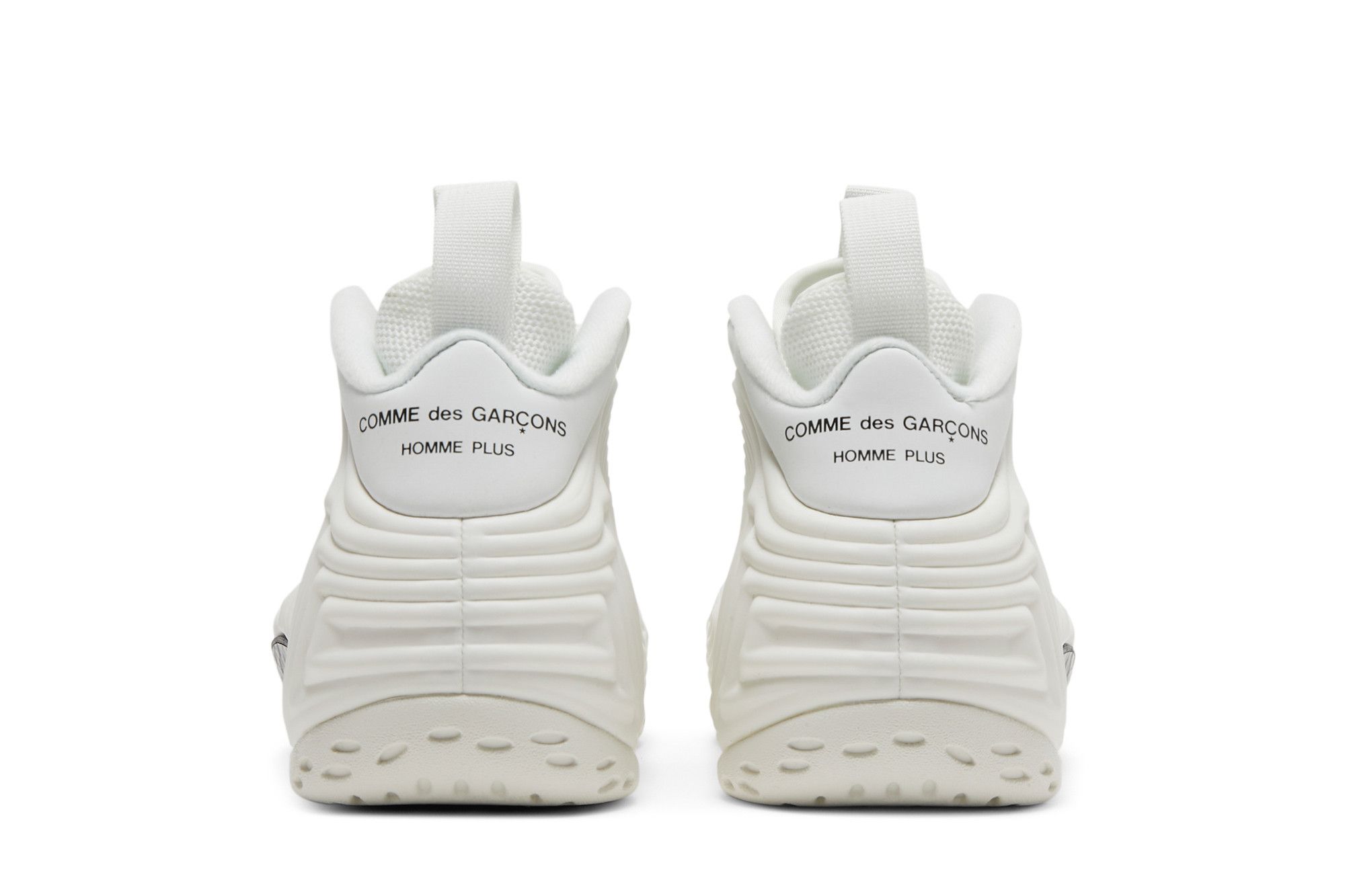 comme des garcons foamposite white