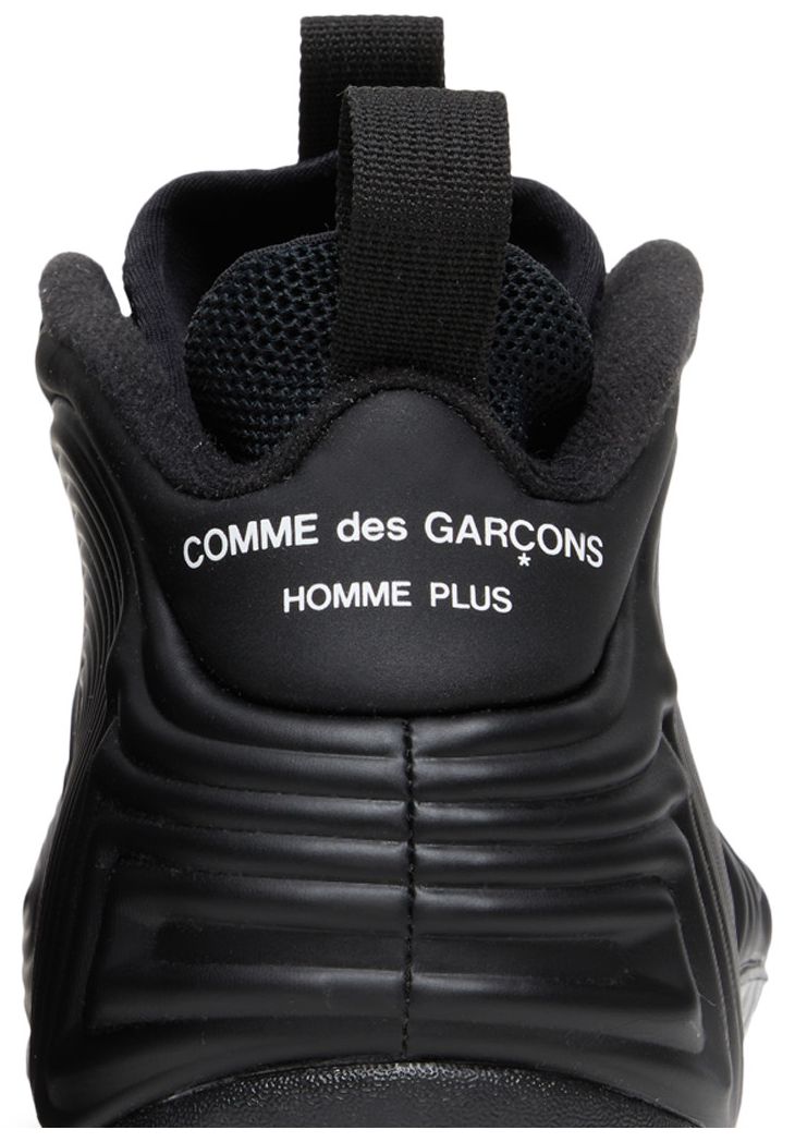 Comme des Garcons Homme Plus x Air Foamposite One Black