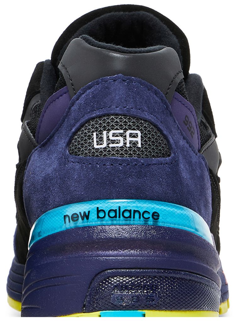 New Balance 992 Made in USA Black Purple