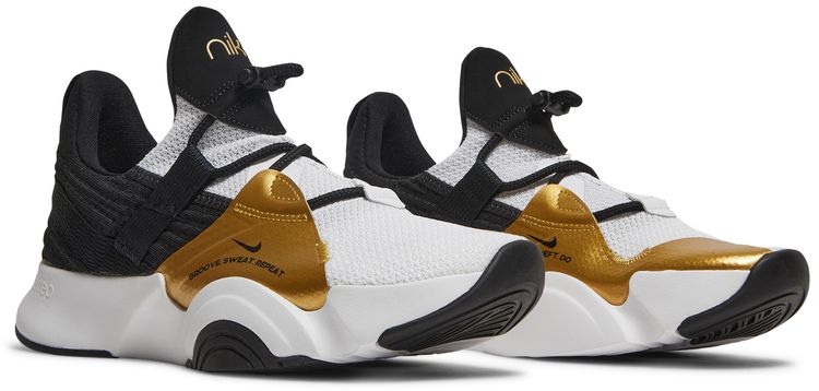 Wmns SuperRep Groove White Metallic Gold Coin