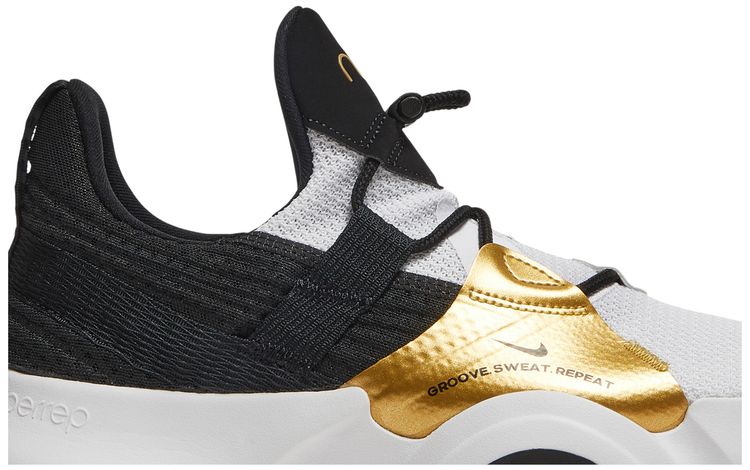 Wmns SuperRep Groove White Metallic Gold Coin