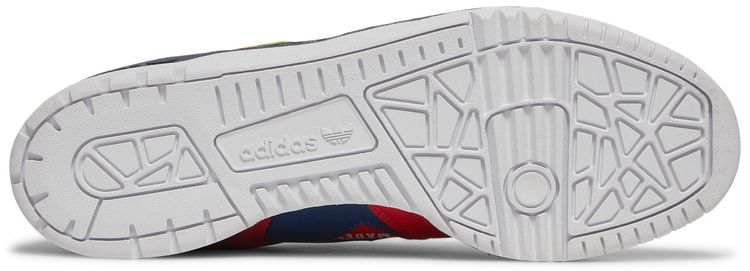 Human Made x adidas Rivalry Low Scarlet Aqua