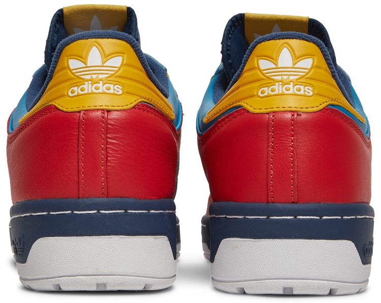 Human Made x adidas Rivalry Low Scarlet Aqua