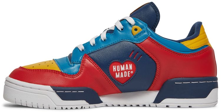 Human Made x adidas Rivalry Low Scarlet Aqua