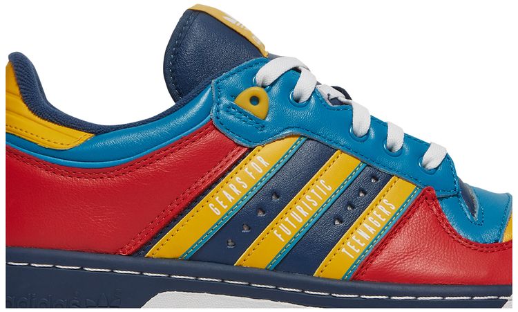 Human Made x adidas Rivalry Low Scarlet Aqua