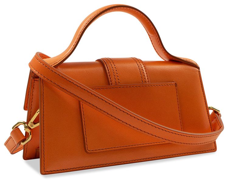 Jacquemus Le Bambino Leather Crossbody Bag Orange