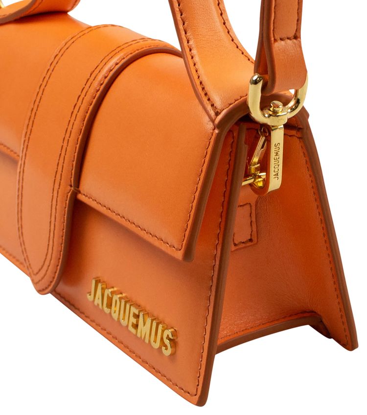 Jacquemus Le Bambino Leather Crossbody Bag Orange