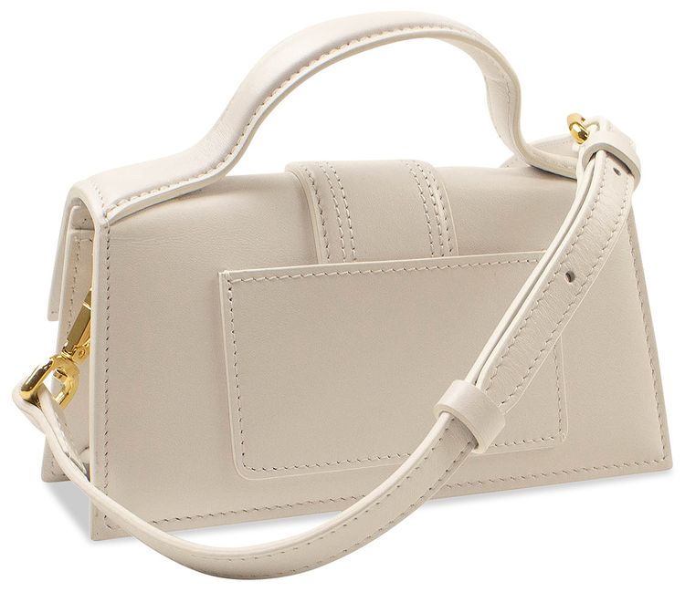 Jacquemus Le Bambino Leather Crossbody Bag White