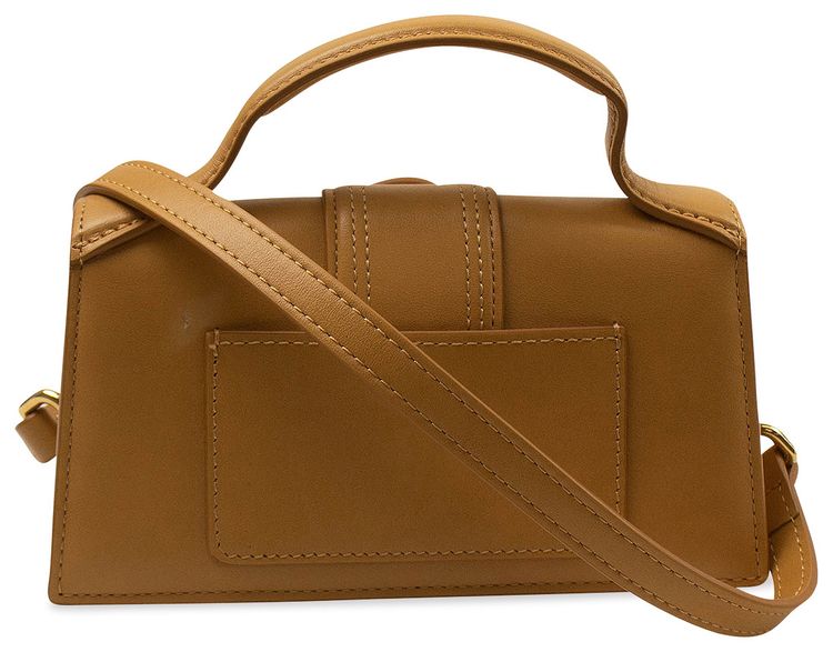 Jacquemus Le Bambino Leather Crossbody Bag Tan
