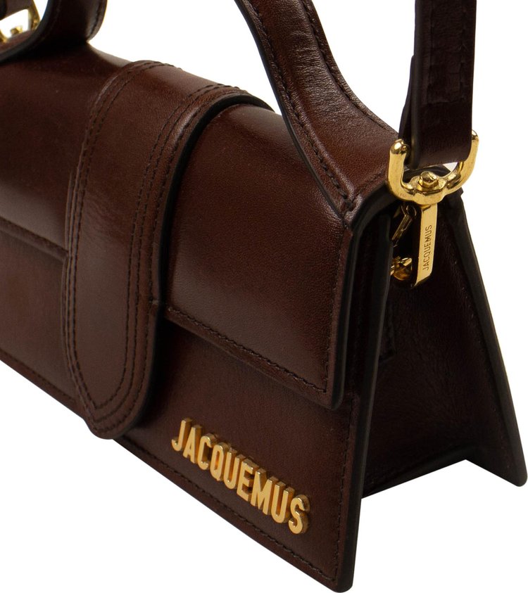 Jacquemus Le Bambino Leather Crossbody Bag Brown