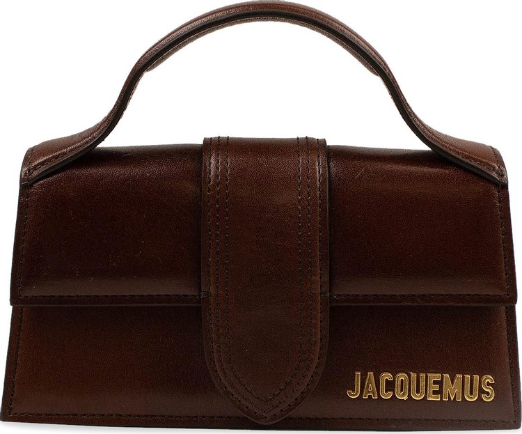 Jacquemus Le Bambino Leather Crossbody Bag 'Brown'