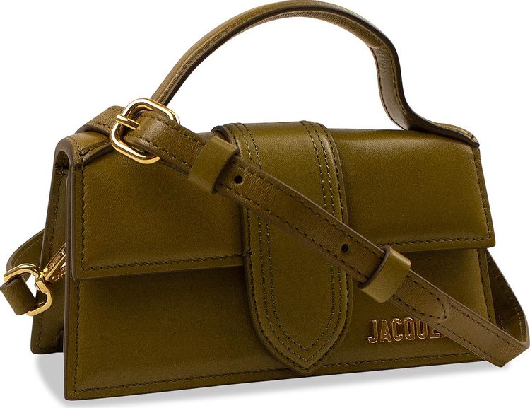Jacquemus Le Bambino Leather Crossbody Bag 'Olive'