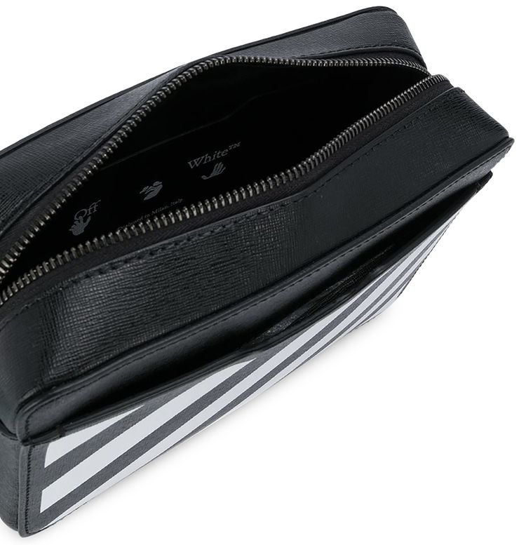 Off White Diag Camera Bag BlackWhite