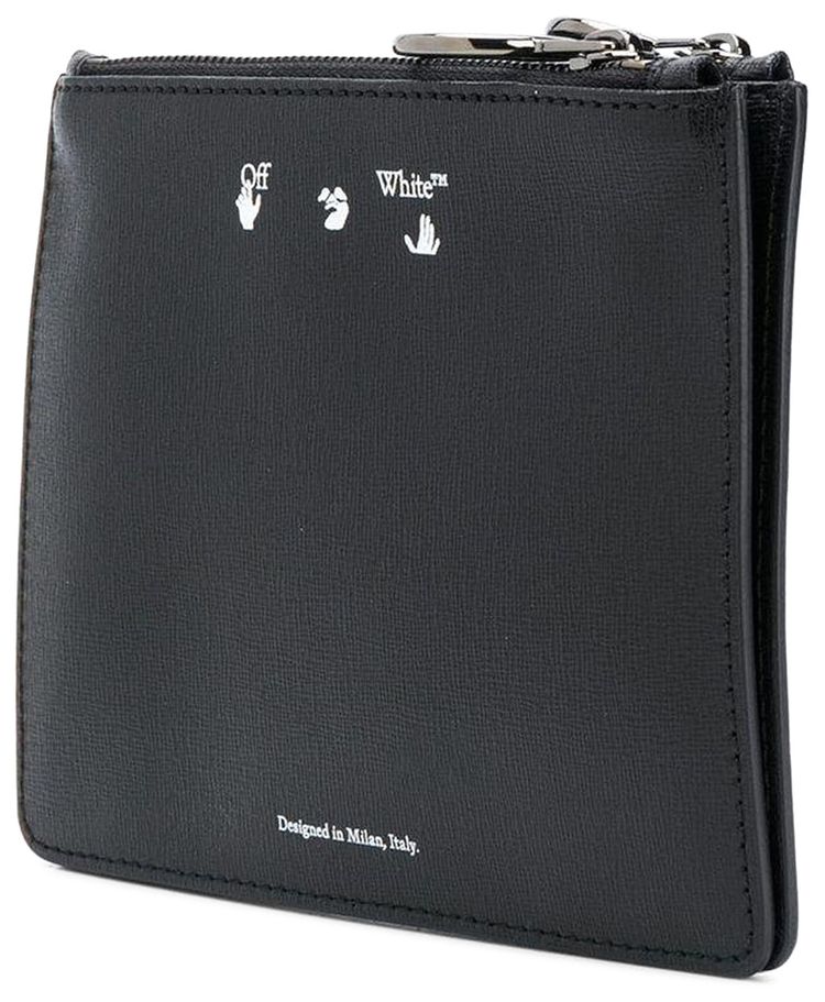 Off White Diag Clutch Bag BlackWhite