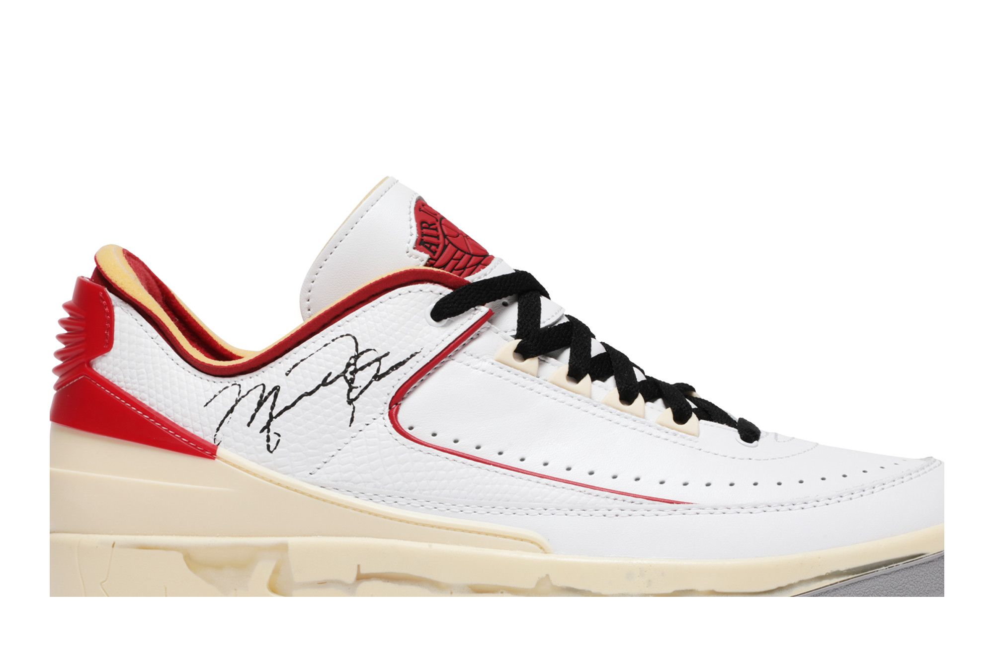 Buy Off White x Air Jordan 2 Retro Low SP White Varsity Red DJ4375 106 GOAT