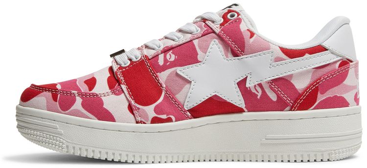 Wmns Bapesta Low ABC Camo   Pink