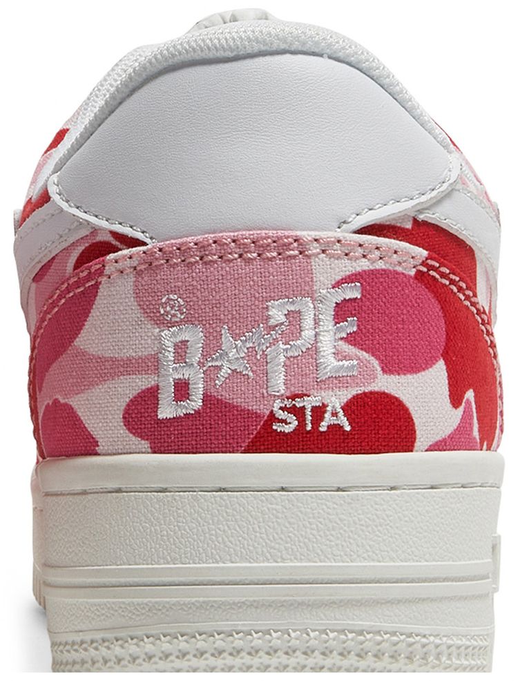 Wmns Bapesta Low ABC Camo   Pink