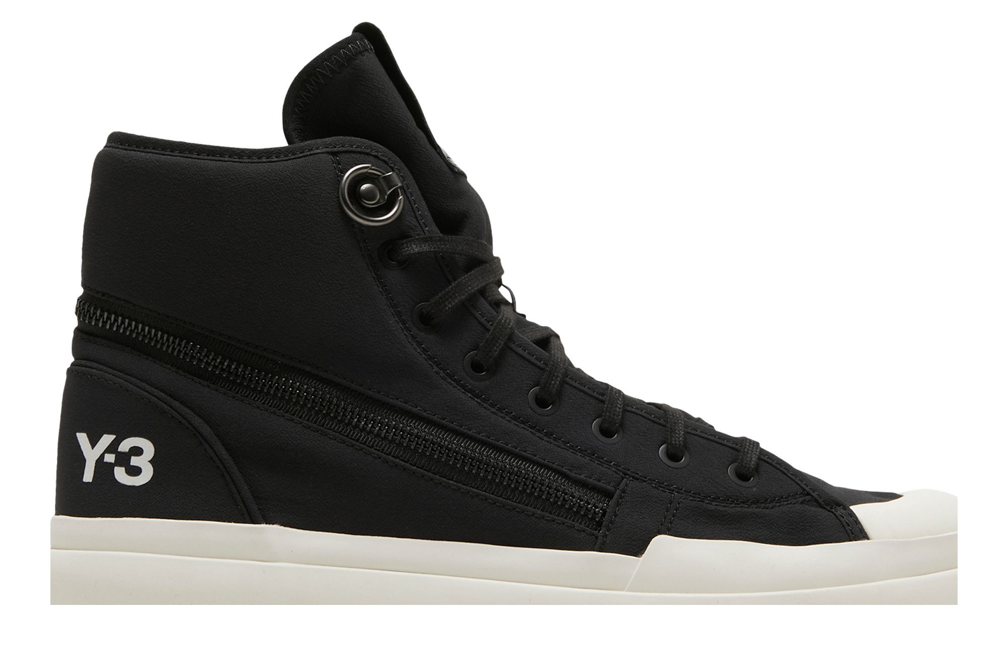 Buy adidas Y-3 Ajatu Court High 'Black White' - H05621 | GOAT MX