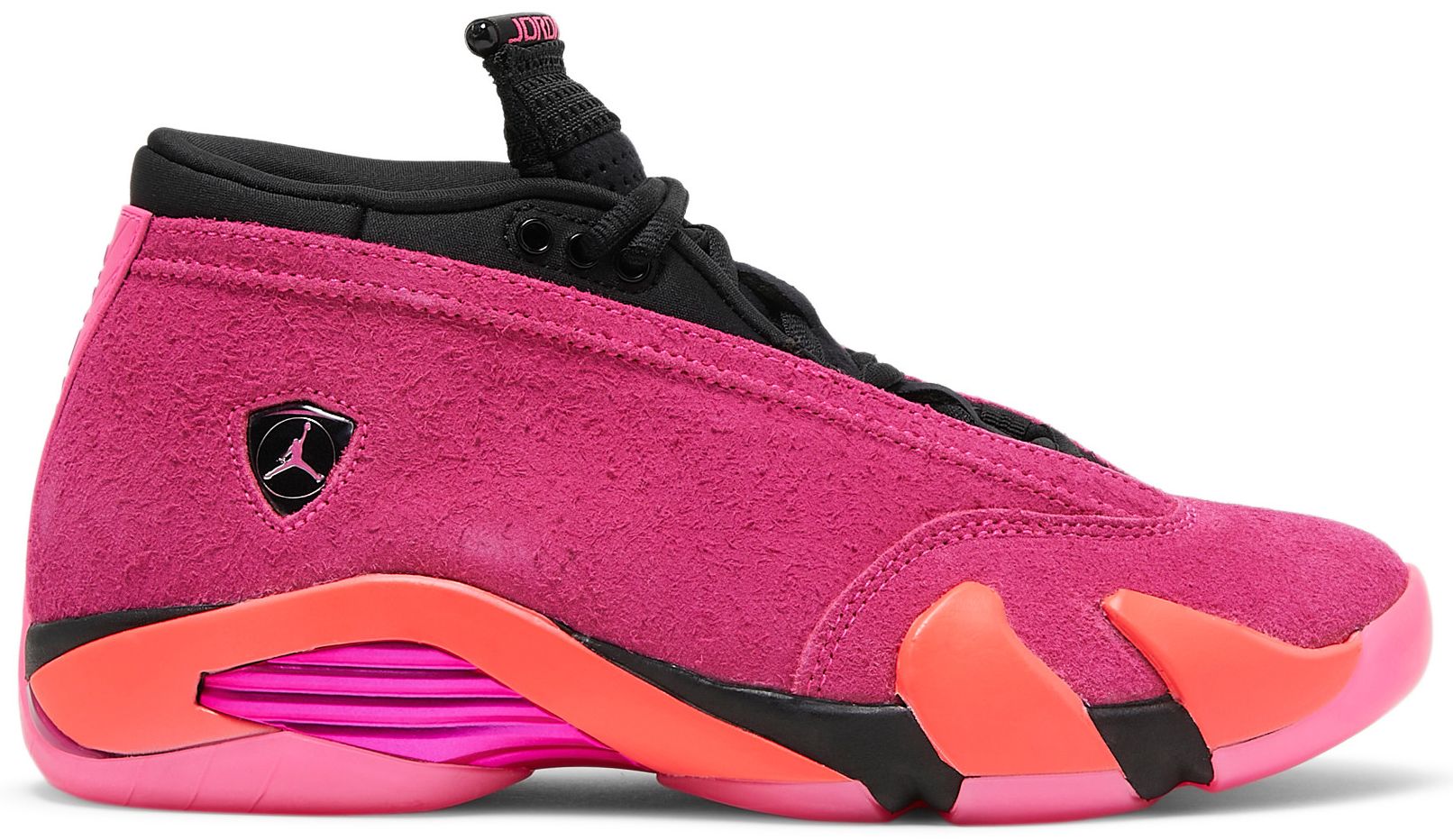 shocking pink jordan 14