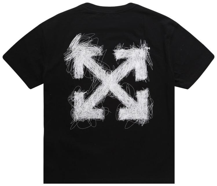 Off White Pen Arrows Regualr Tee BlackWhite