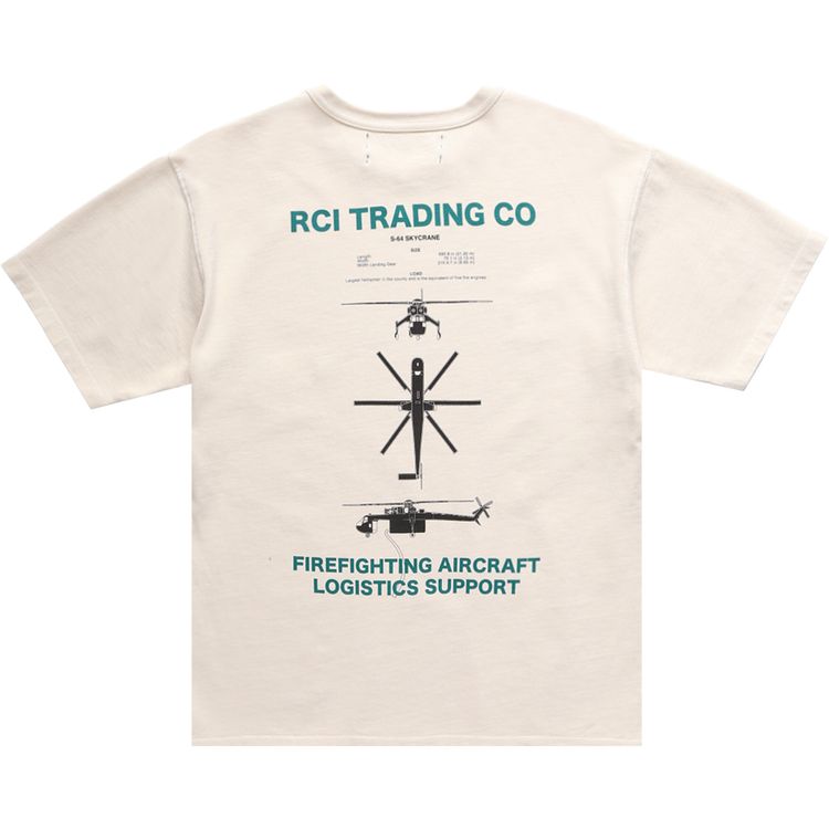 Reese Cooper Skycrane Tee Vintage White