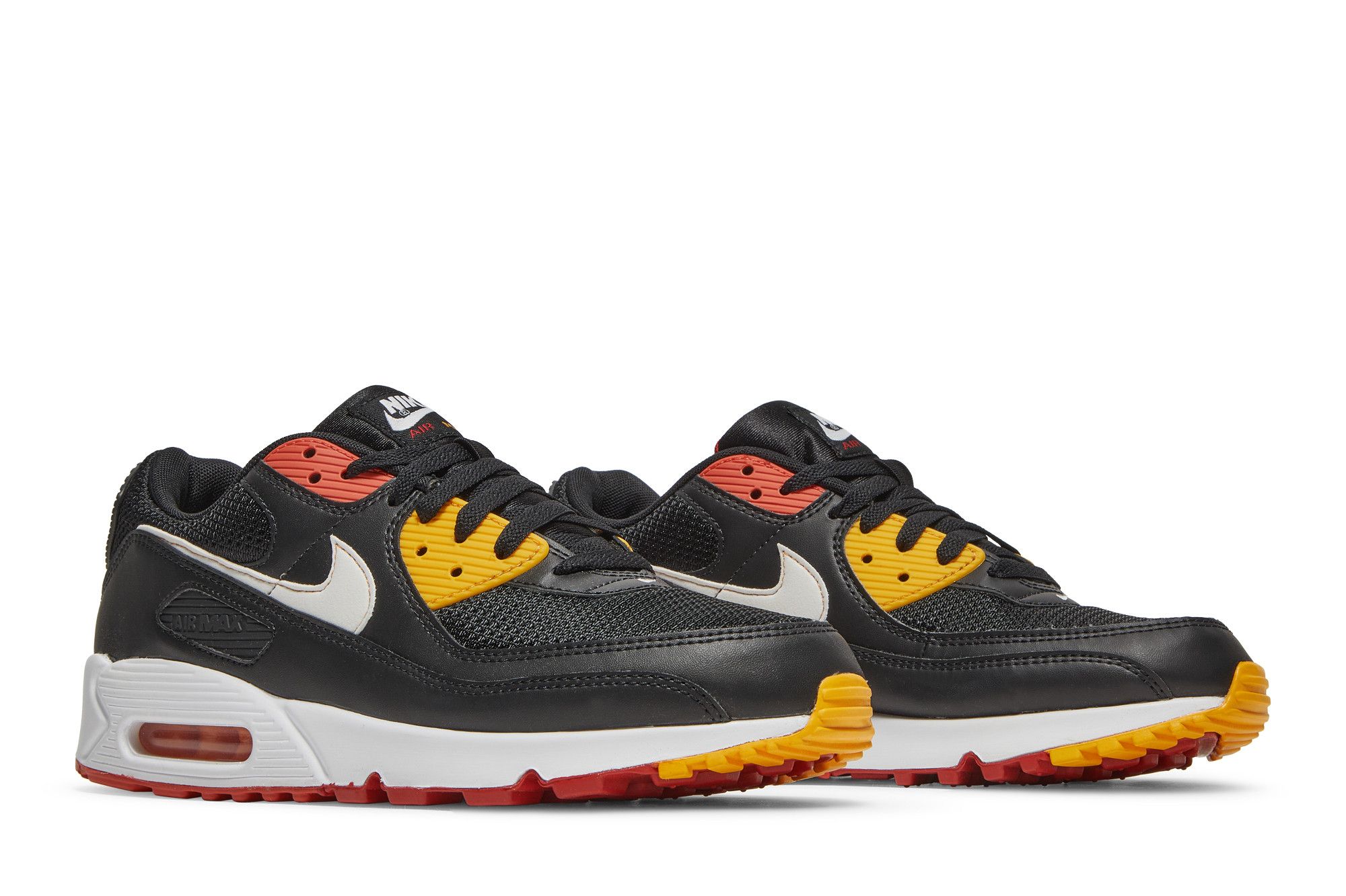 nike air max 90 red black yellow