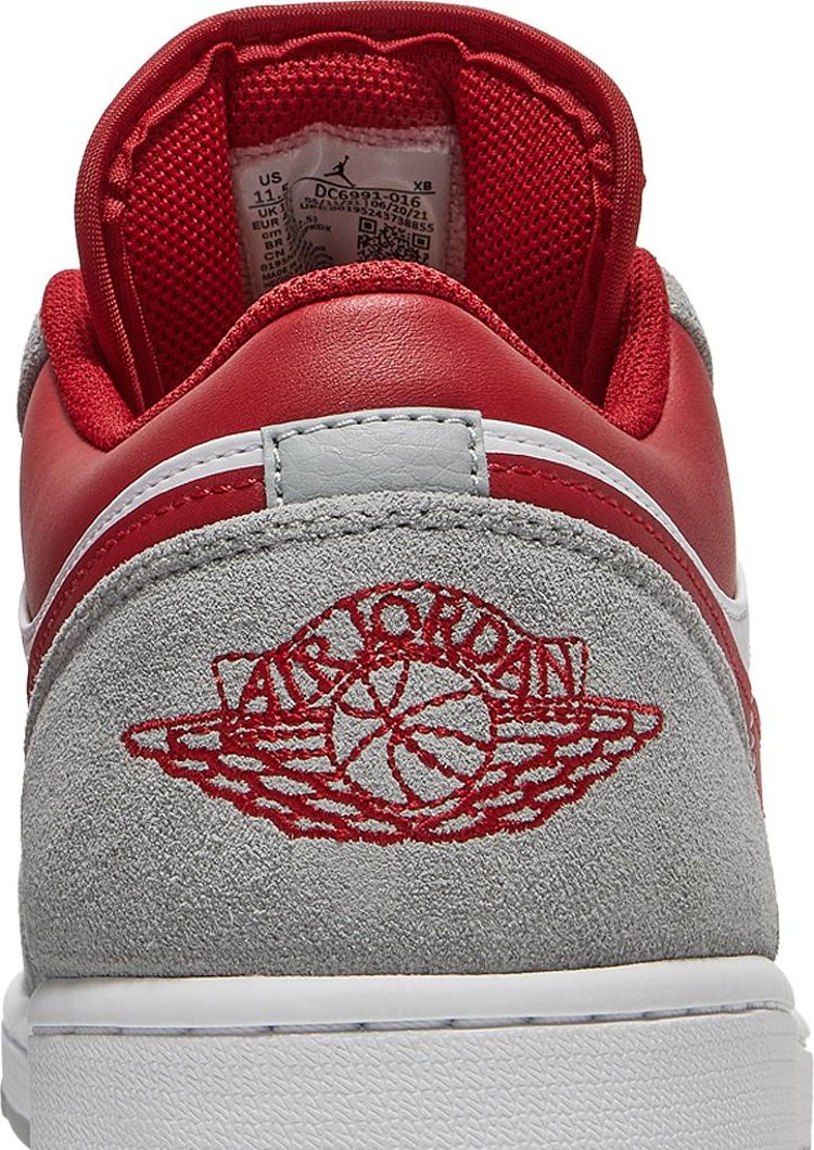 Air Jordan 1 Low SE Light Smoke Grey Gym Red