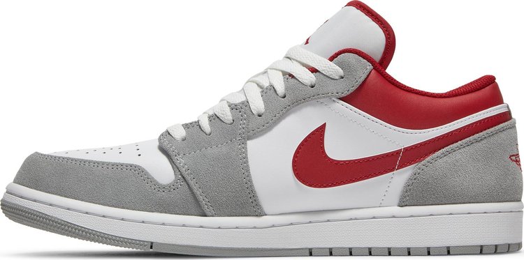 Air Jordan 1 Low SE Light Smoke Grey Gym Red