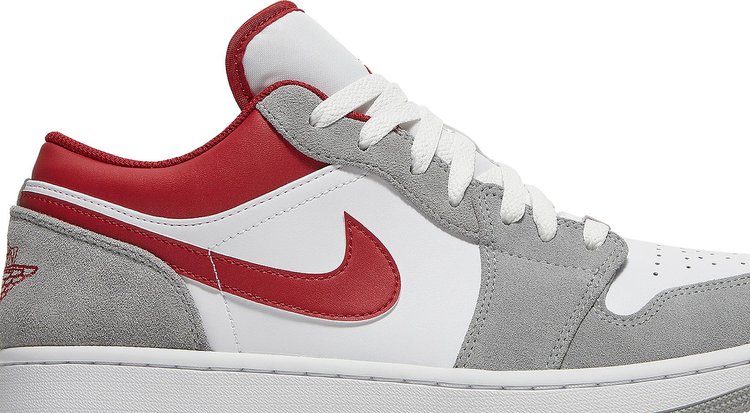 Air Jordan 1 Low SE Light Smoke Grey Gym Red