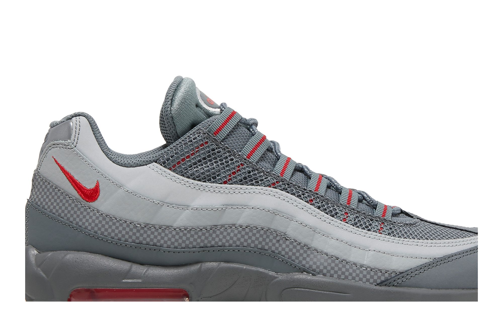 Buy Air Max 95 Essential Smoke Grey University Red DM9104 002 GOAT UK