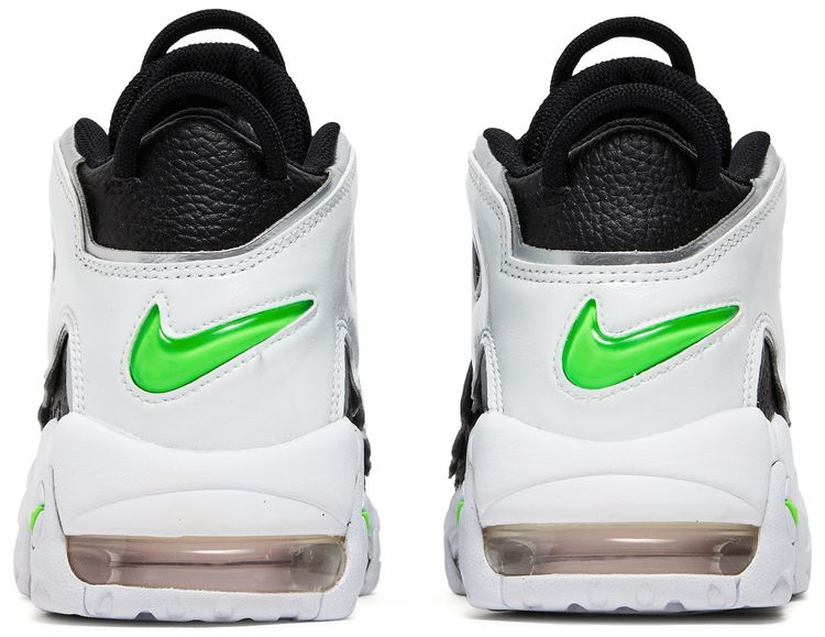 Nike Wmns Air More Uptempo Black Metallic Silver