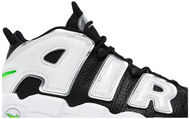 Nike Wmns Air More Uptempo Black Metallic Silver