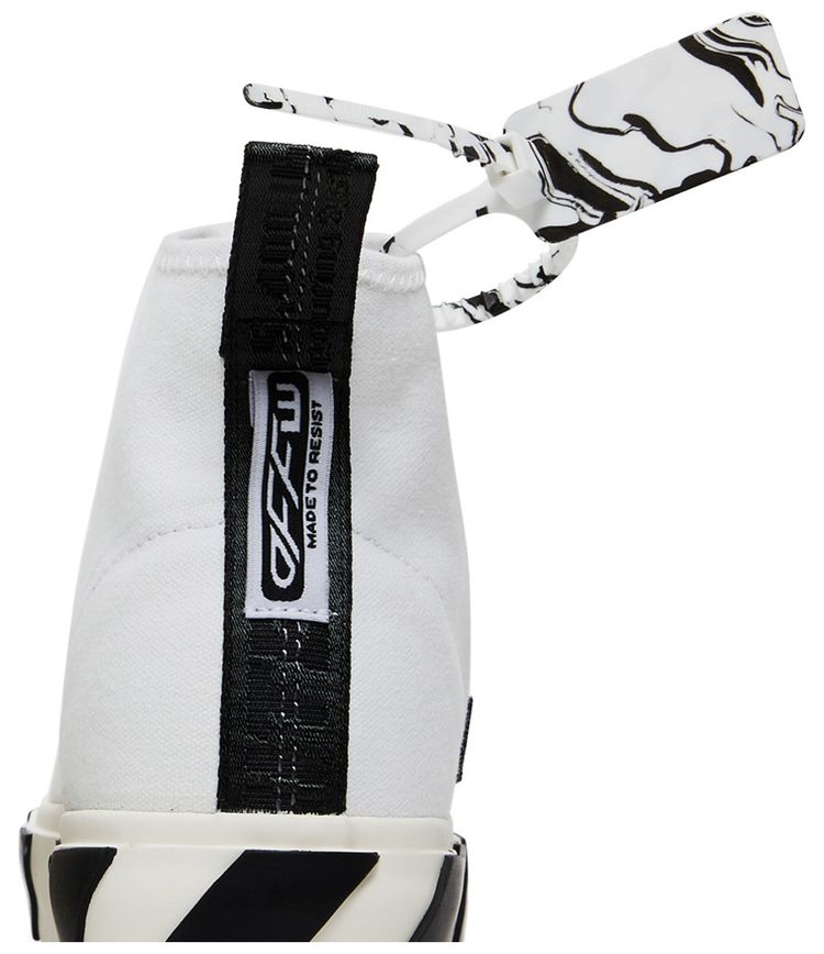 Off White Vulc Sneaker Mid White Black