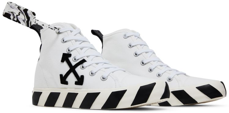 Off White Vulc Sneaker Mid White Black